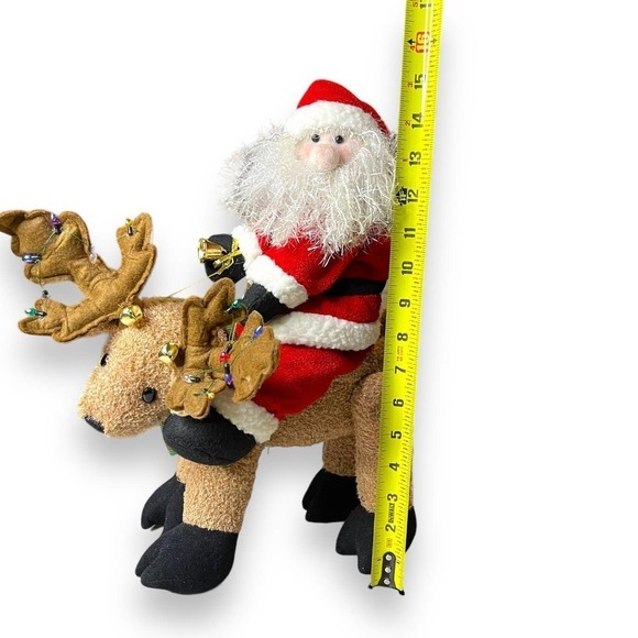 VTG Electronic Singing Dancing Jingle Bell Santa Reindeer WORKING - Picture 11 of 15
